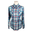 Unisex Jack Wolfskin - Flanellsärk, suurus 36 - Türkiis ()