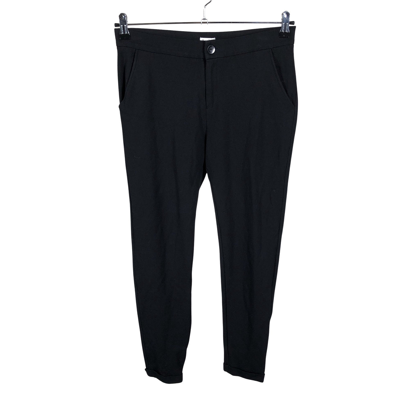 Unisex Part two - Trikotaažist püksid, suurus 36 - Must (1)