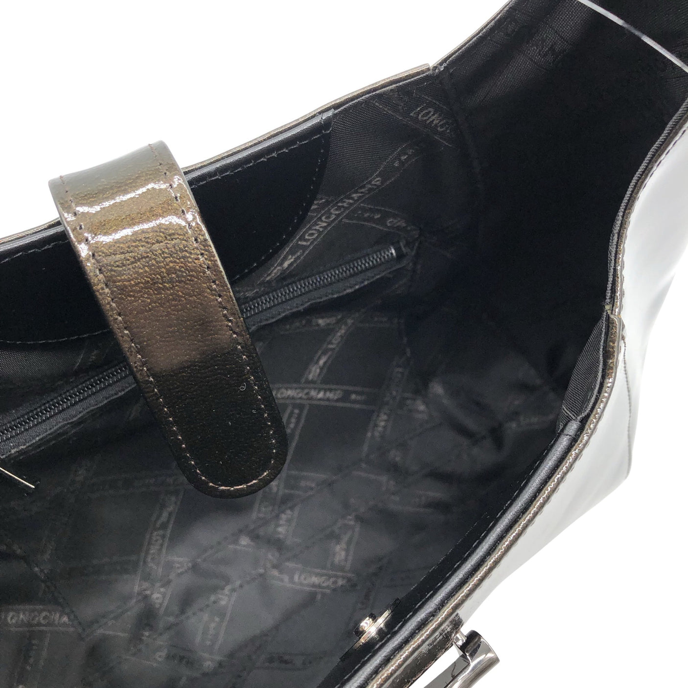 Unisex Longchamp - Käekott, suurus Midi - Pruun (3)
