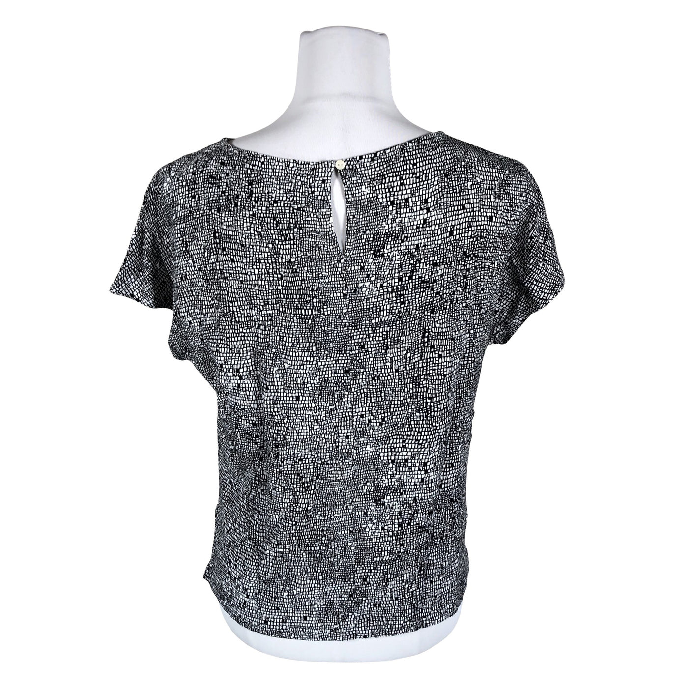 Unisex Marimekko - Lühikeste käistega pluus, suurus 36 - Must (2)