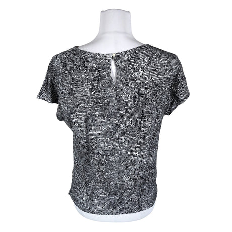 Unisex Marimekko - Lühikeste käistega pluus, suurus 36 - Must (2)