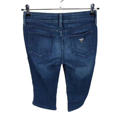 Unisex Guess - Teksast poolpikad püksid, suurus 36 - Sinine (2)