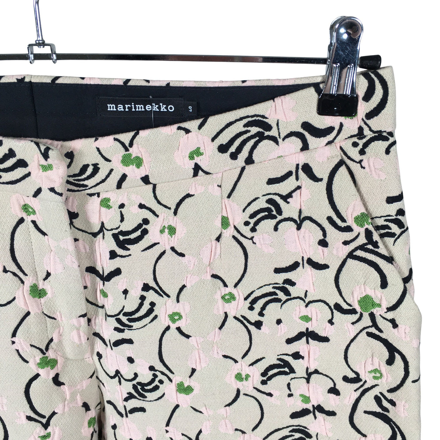 Unisex Marimekko - Mittevenivad püksid, suurus 40 - Beige (3)