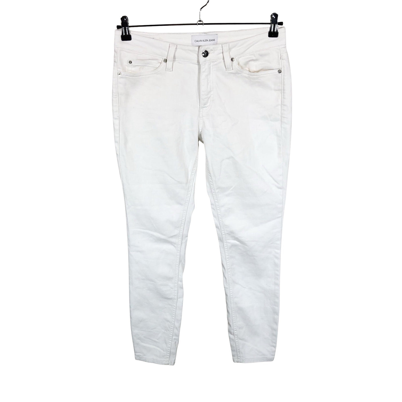 Unisex Calvin Klein Jeans - Teksad, suurus W30 - Valge (1)