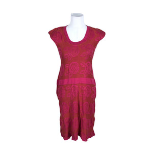 Unisex Kaino - Kootud kleit, suurus 36 - Roosa (1)