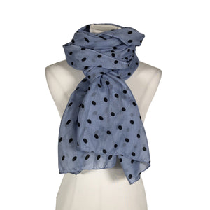 Unisex Fransa - Õhuke sall, suurus Maxi - Helesinine (1)