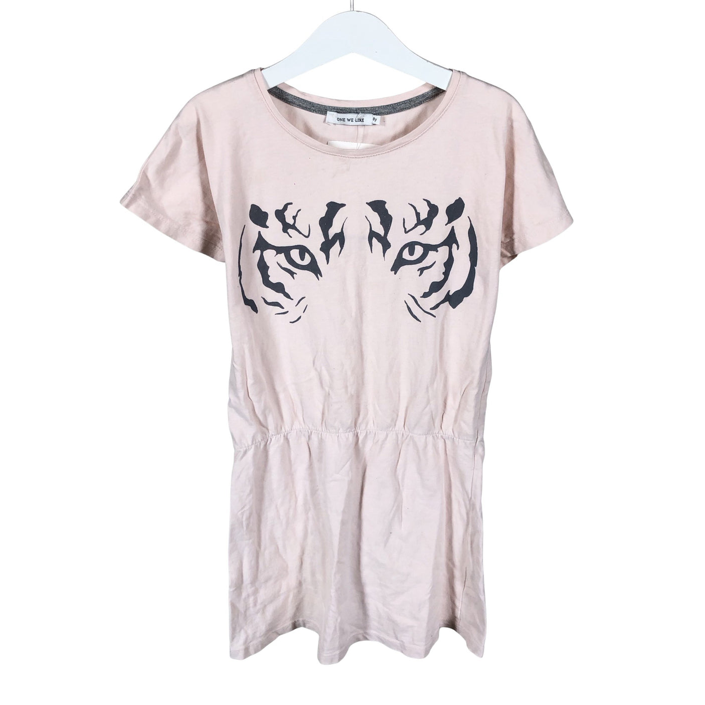 Unisex One We Like - Trikotaažist kleit, suurus 122 - 128 - Heleroosa (1)