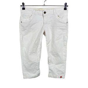 Unisex Esprit - Mittevenivad poolpikad püksid, suurus 38 - Valge (1)