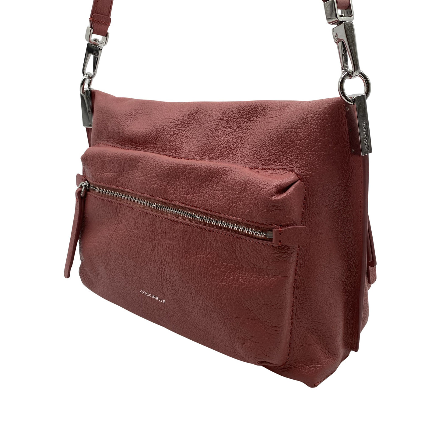 Unisex Coccinelle - Käekott, suurus Midi - Heleroosa (2)