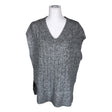 Unisex Lindex - Kootud vest, suurus 36 - Hall ()