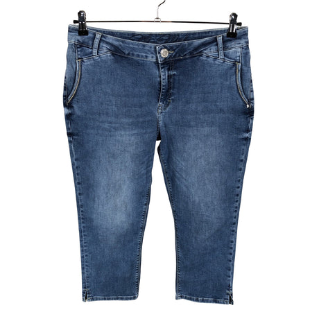 Unisex Mos Mosh - Teksast poolpikad püksid, suurus W31 - Sinine ()