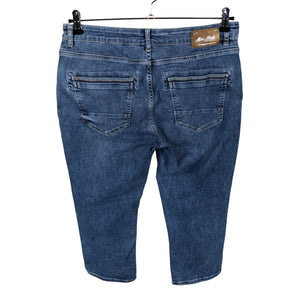 Unisex Mos Mosh - Teksast poolpikad püksid, suurus W31 - Sinine (2)