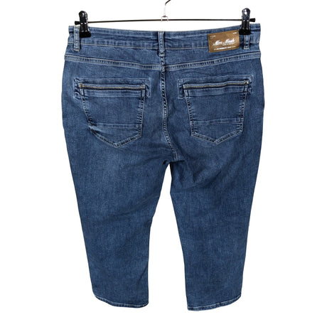 Unisex Mos Mosh - Teksast poolpikad püksid, suurus W31 - Sinine (2)