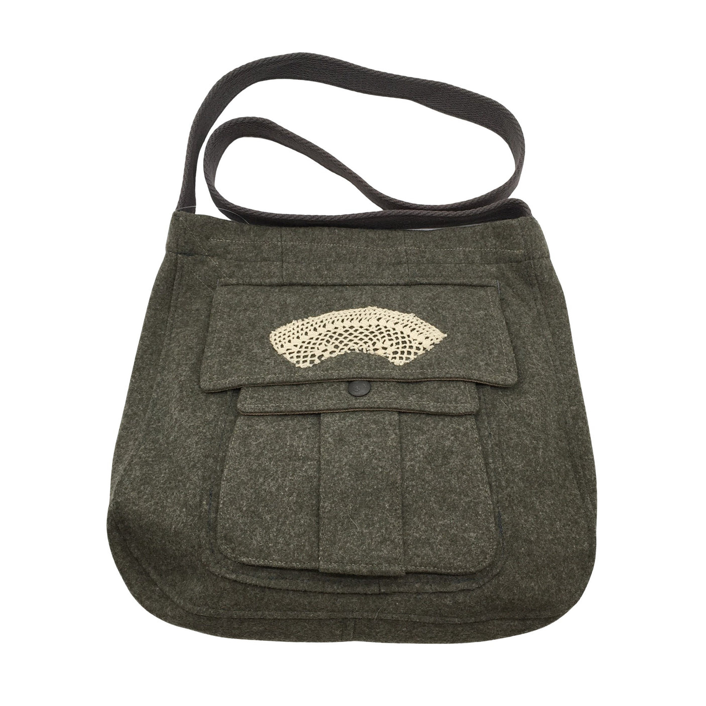 Unisex Globe Hope - Õlakott, suurus Midi - Pruun (1)