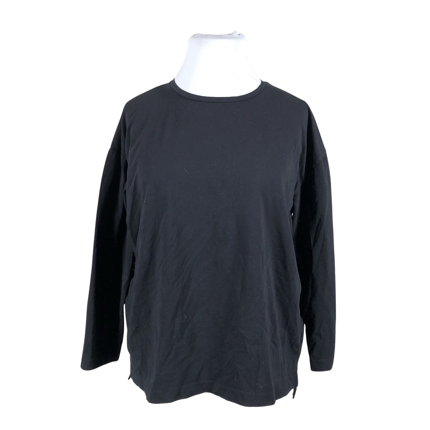 Unisex Sinnuu - Trikotaažist pluus, suurus 42 - Must (1)