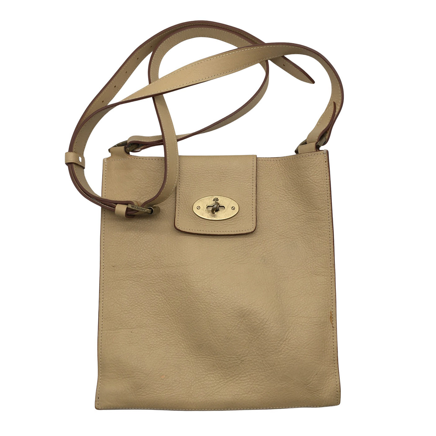 Unisex Mulberry - Õlakott, suurus Midi - Beige (1)