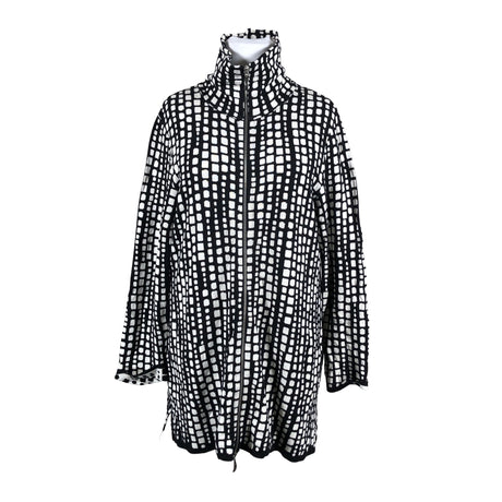 Unisex Anne Linnonmaa - Kootud tuunika, suurus 42 - Must ()