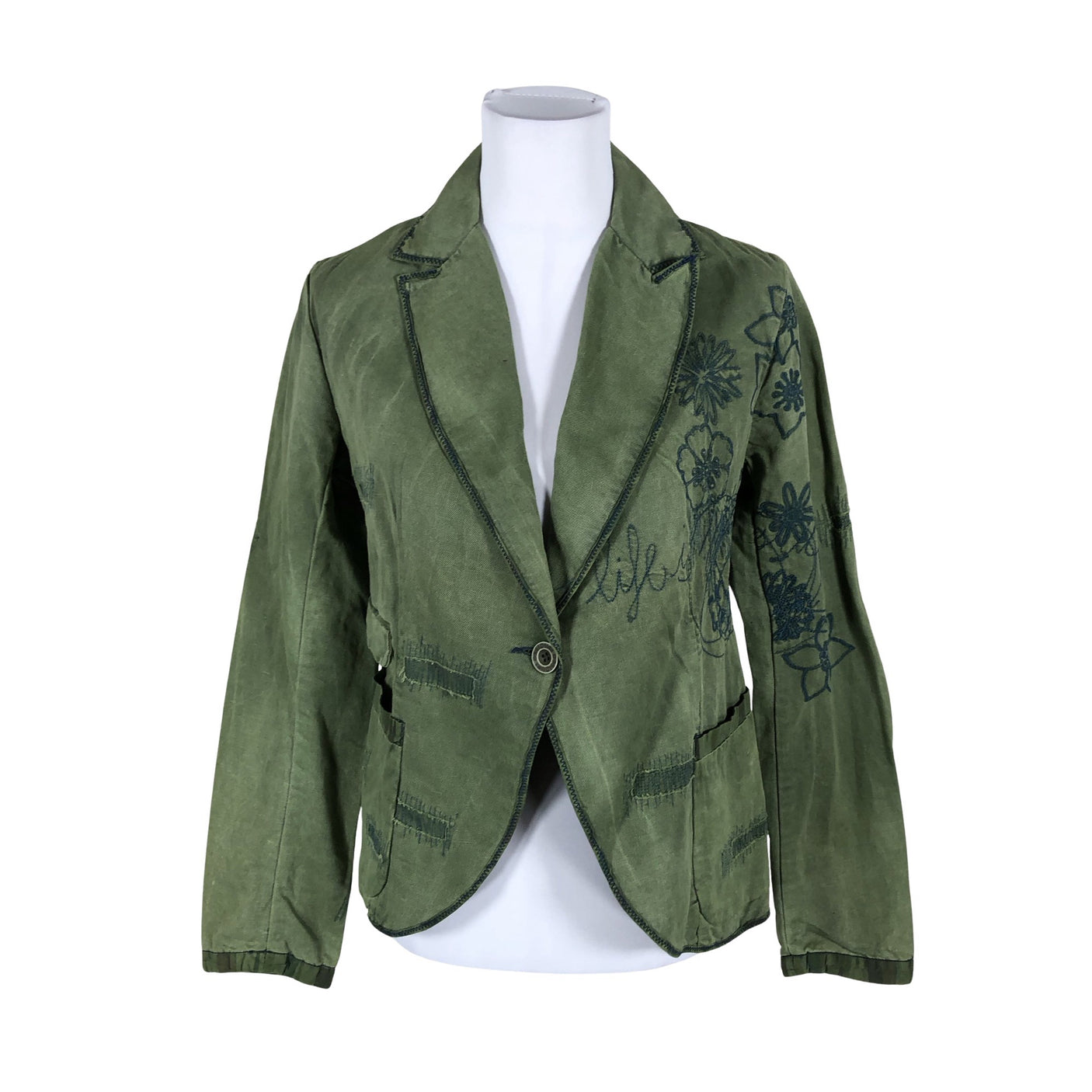 Unisex Desigual - Jakk, suurus 40 - Roheline (1)
