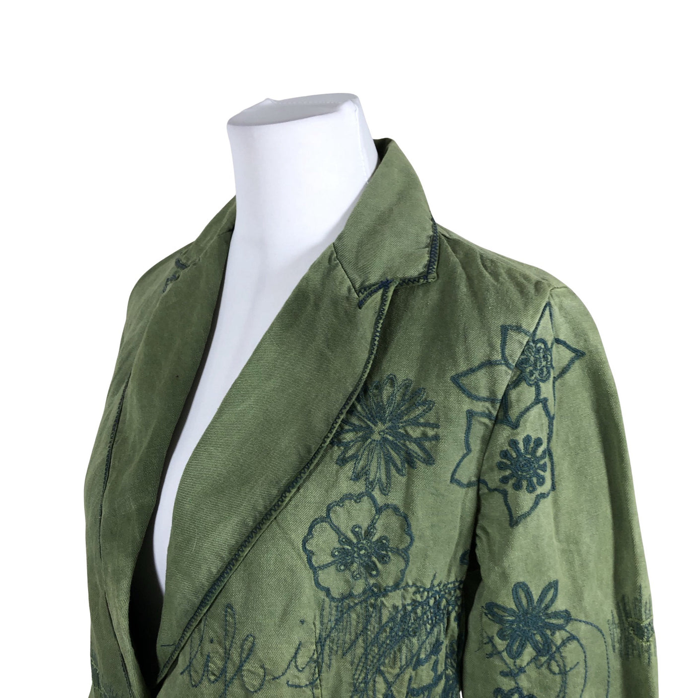Unisex Desigual - Jakk, suurus 40 - Roheline (3)