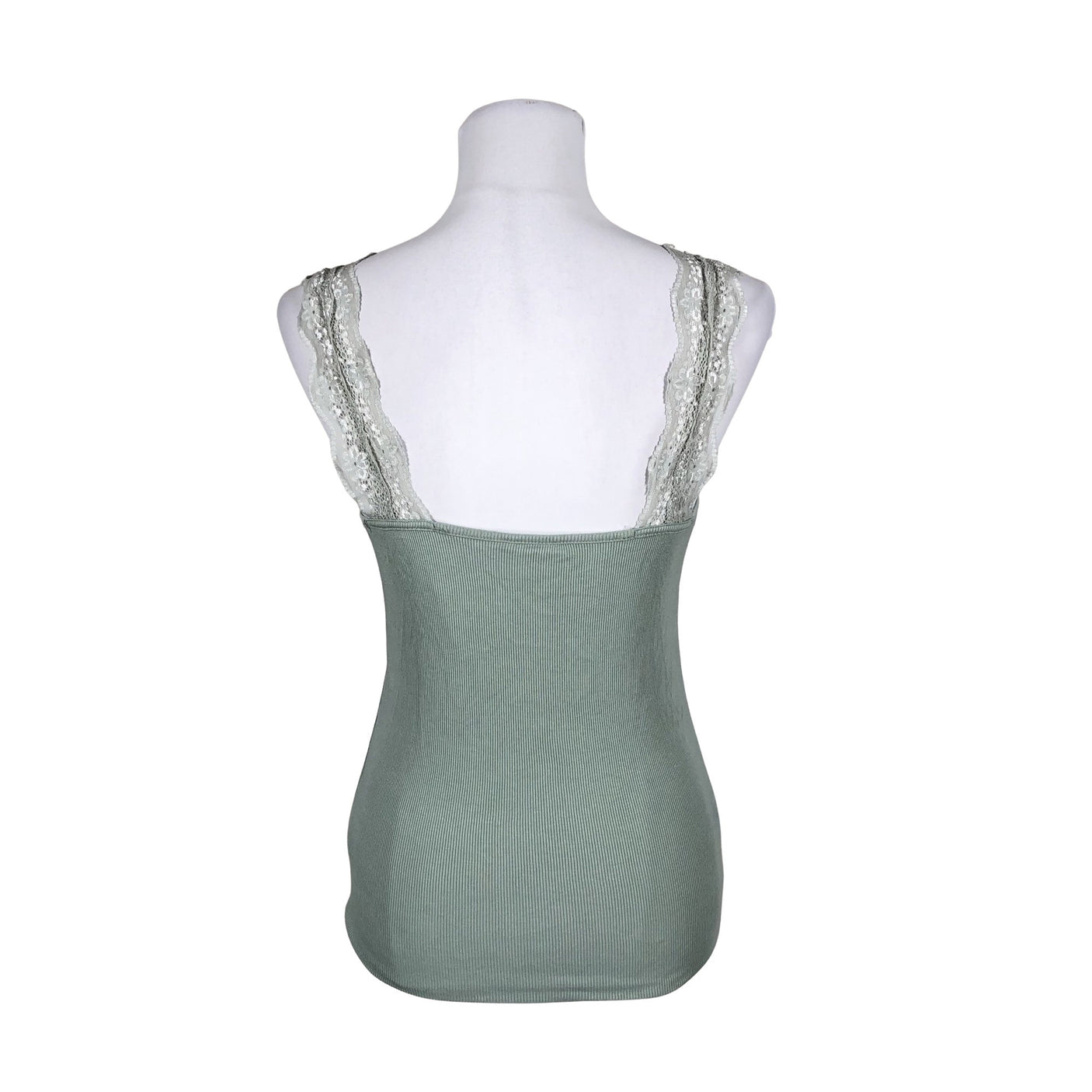 Unisex Lindex - Trikotaažist topp, suurus 38 - Türkiis (2)