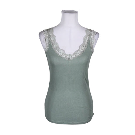 Unisex Lindex - Trikotaažist topp, suurus 38 - Türkiis ()