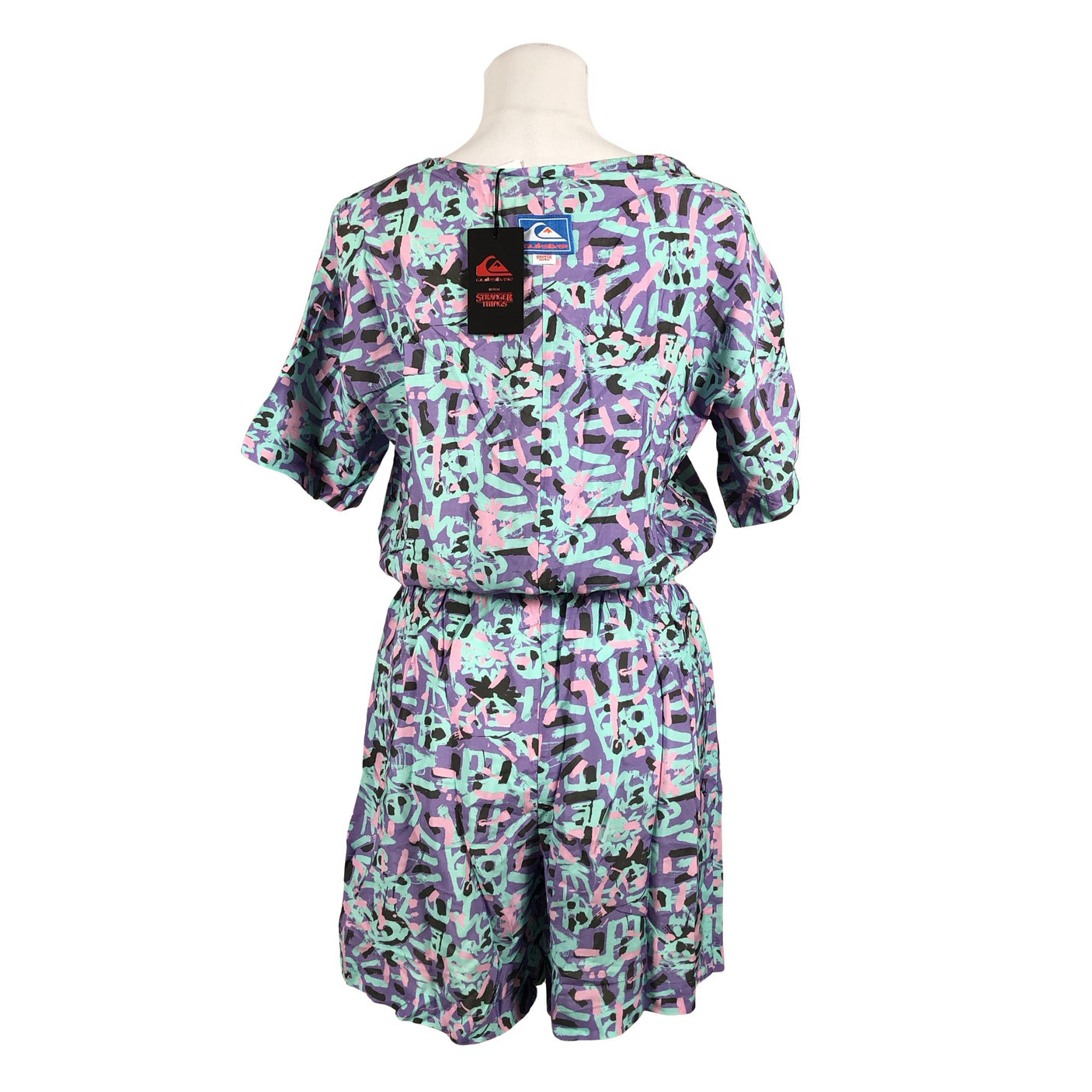 Unisex Quiksilver - Lühike pükskostüüm, suurus 38 - Lilla (2)
