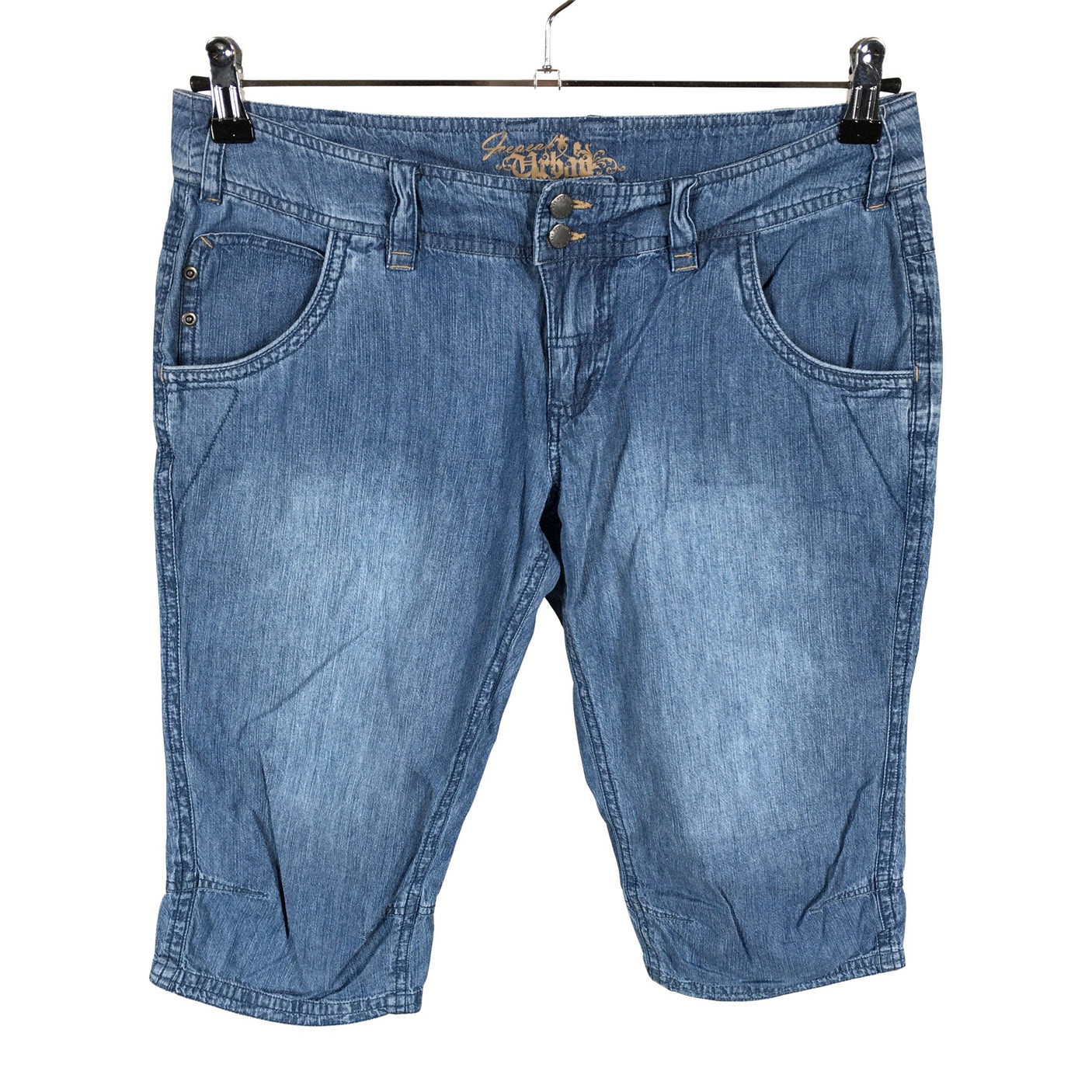Unisex Icepeak - Teksast poolpikad püksid, suurus 38 - Sinine (1)