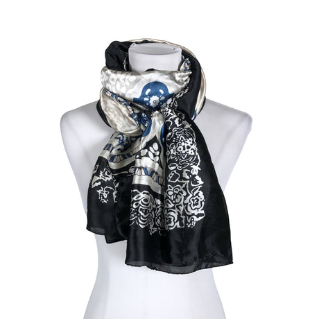 Unisex Dansk Smykkekunst - Õhuke sall, suurus Maxi - Must ()