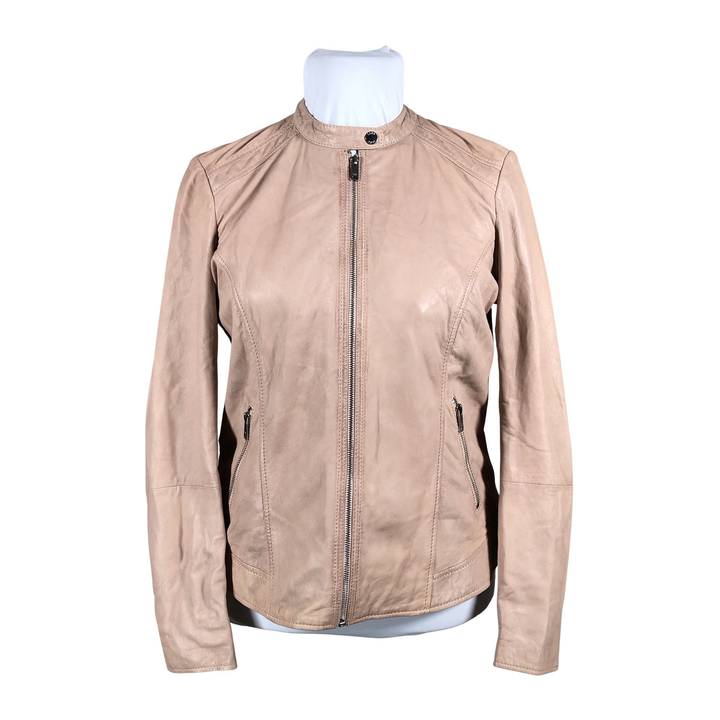 Unisex Saki - Nahktagi, suurus 44 - Heleroosa (1)