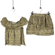 Unisex POMPdeLUX - Lühikeste käistega pluus, suurus 134 - 140 - Kollane ()
