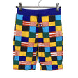 Unisex Marimekko - Dressikangast lühikesed püksid, suurus 122 - 128 - Sinine ()