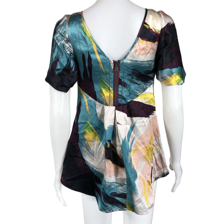 Unisex Ted Baker - Lühikeste käistega pluus, suurus 36 - Hall (2)