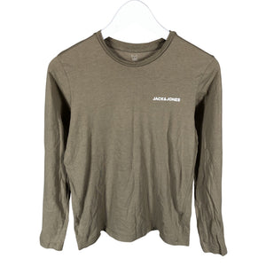 Unisex Jack & Jones - Trikotaažist pluus, suurus 158 - 164 - Pruun (1)