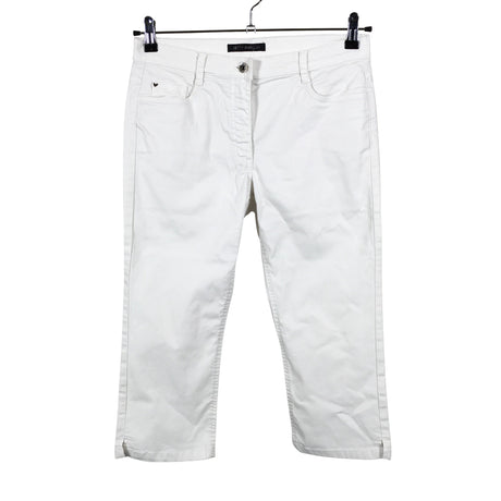Unisex Betty Barclay - Teksast poolpikad püksid, suurus 36 - Valge ()