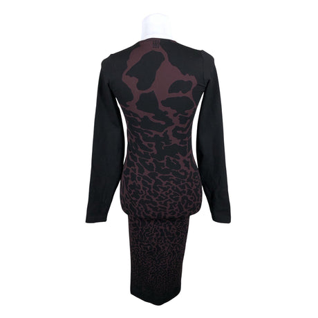 Unisex Wolford - Trikotaažist kleit, suurus 34 - Veinipunane (2)
