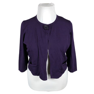 Unisex Laura Ashley - Kardigan, suurus 44 - Lilla (1)