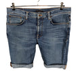 Unisex Nudie Jeans - Teksast lühikesed püksid, suurus L - Helesinine ()