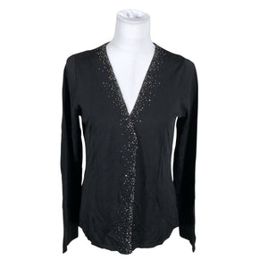 Unisex Global - Kardigan, suurus 40 - Must (1)