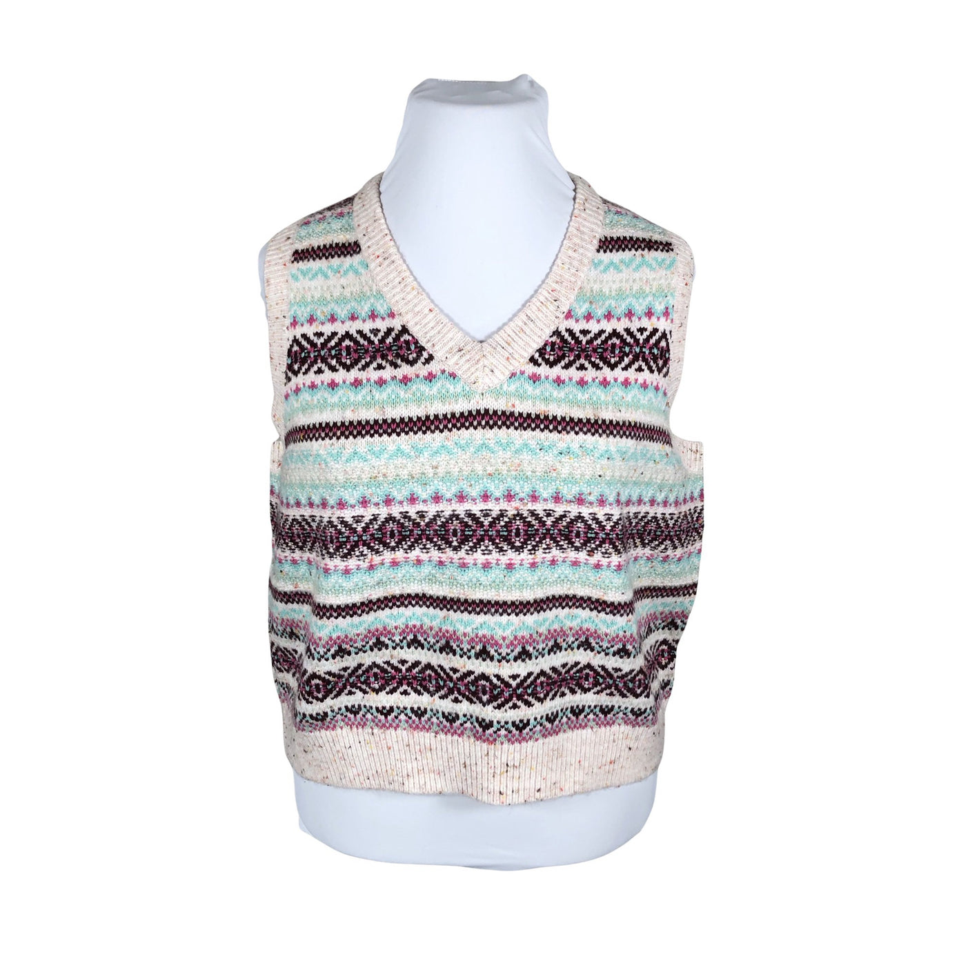 Unisex Per Una by Marks & Spencer - Kootud vest, suurus 44 - Beige (1)