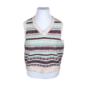 Unisex Per Una by Marks & Spencer - Kootud vest, suurus 44 - Beige (1)