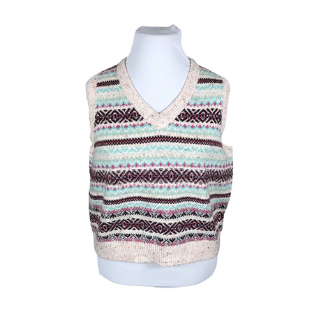 Unisex Per Una by Marks & Spencer - Kootud vest, suurus 44 - Beige ()