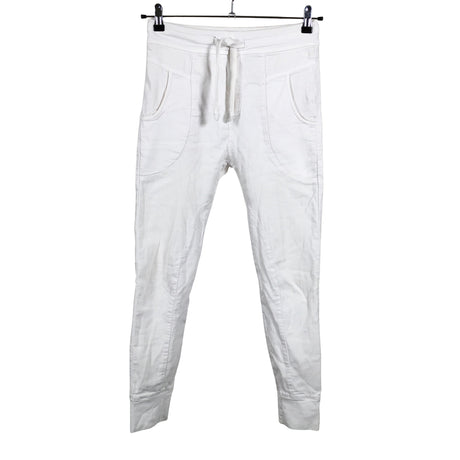 Unisex Please - Mittevenivad püksid, suurus 34 - Valge ()