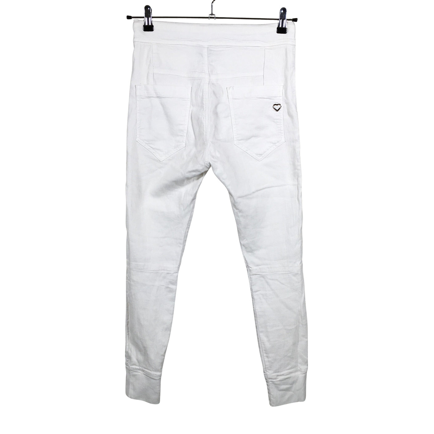 Unisex Please - Mittevenivad püksid, suurus 34 - Valge (2)