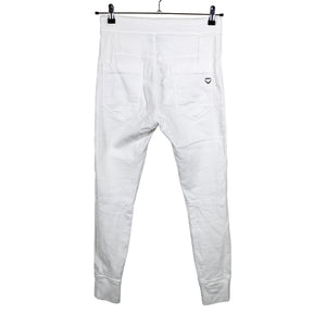 Unisex Please - Mittevenivad püksid, suurus 34 - Valge (2)