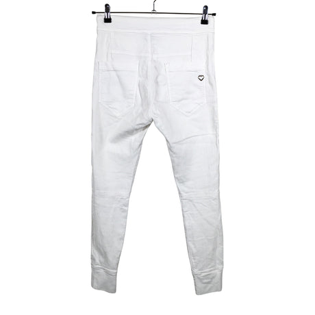Unisex Please - Mittevenivad püksid, suurus 34 - Valge (2)