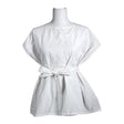 Unisex Gauhar - Lühikeste käistega pluus, suurus 44 - Valge ()