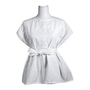 Unisex Gauhar - Lühikeste käistega pluus, suurus 44 - Valge (1)