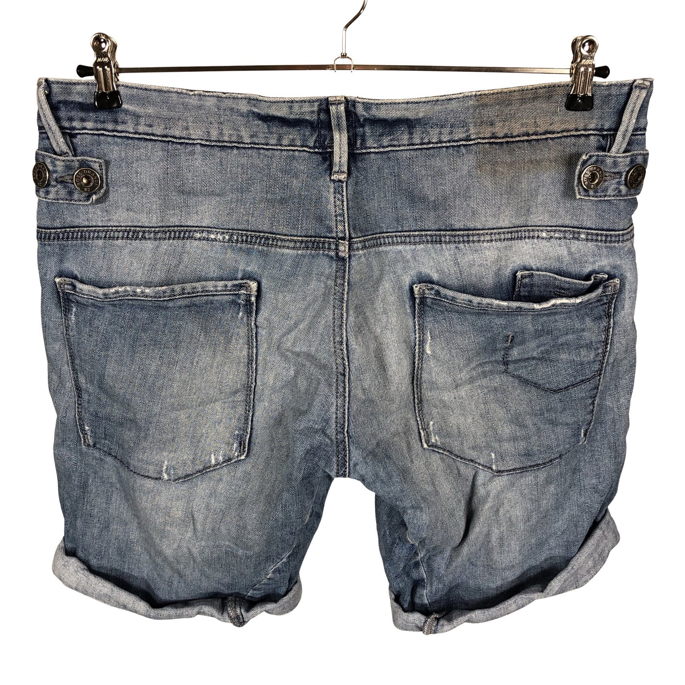 Unisex Hugo Boss - Teksast lühikesed püksid, suurus W34 - Sinine (2)