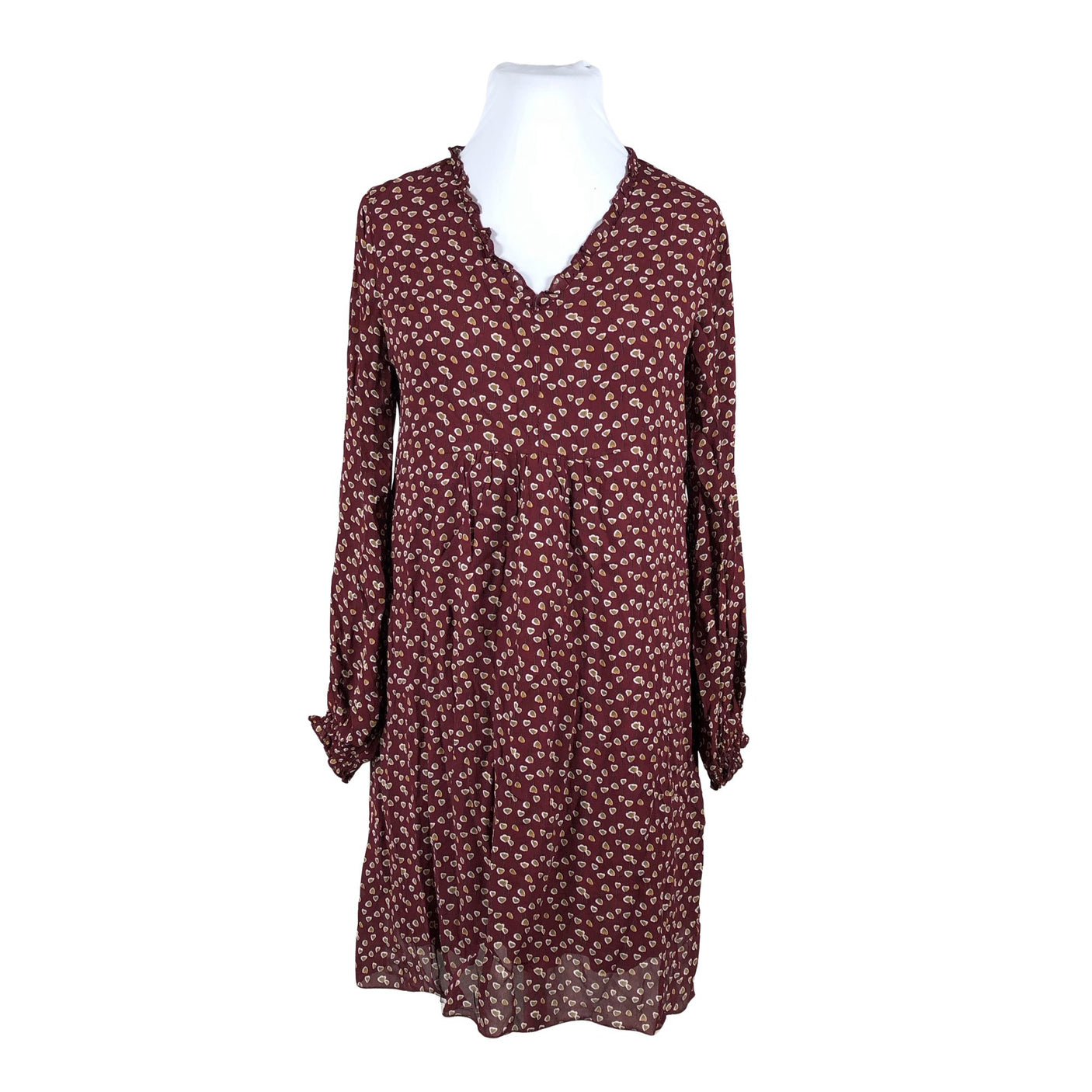 Unisex Esqualo - Õhuke kleit, suurus 42 - Veinipunane (1)
