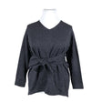 Unisex Aarrelabel - Trikotaažist pluus, suurus 42 - Must ()